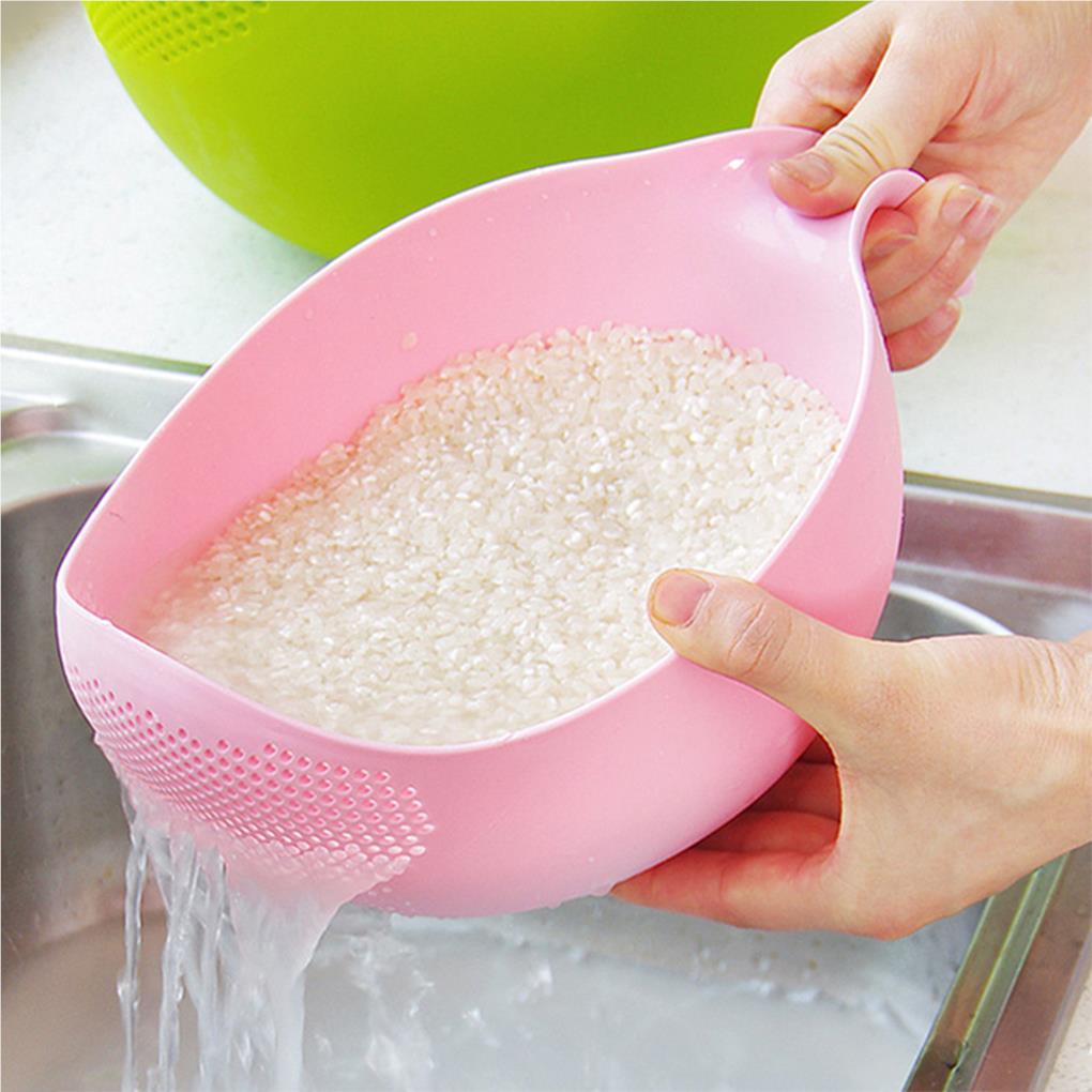 Kitchen Gadgets Rice Filter - Baru Portabel Food Grade Plastik Beras
