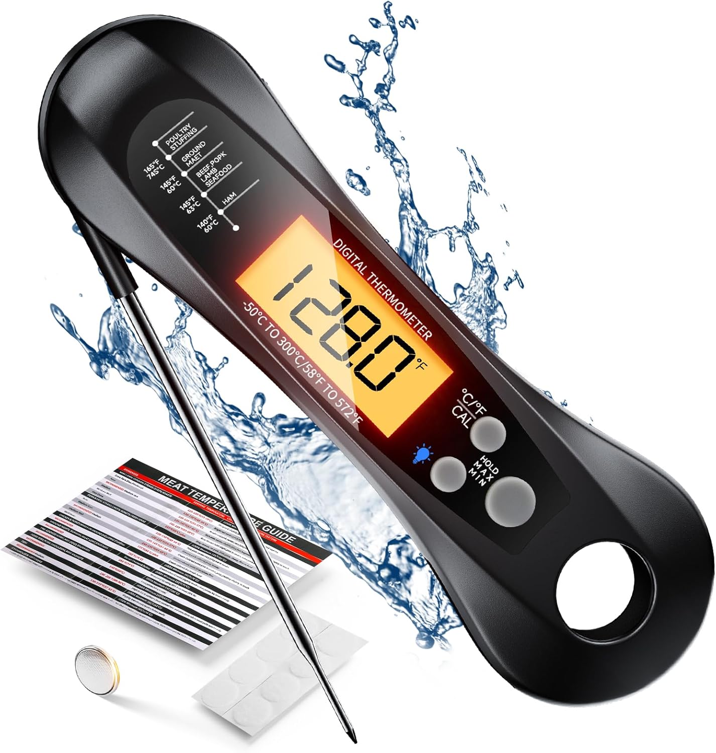 Meat Thermometer - Termometer Daging Digital Tahan Air IP67
