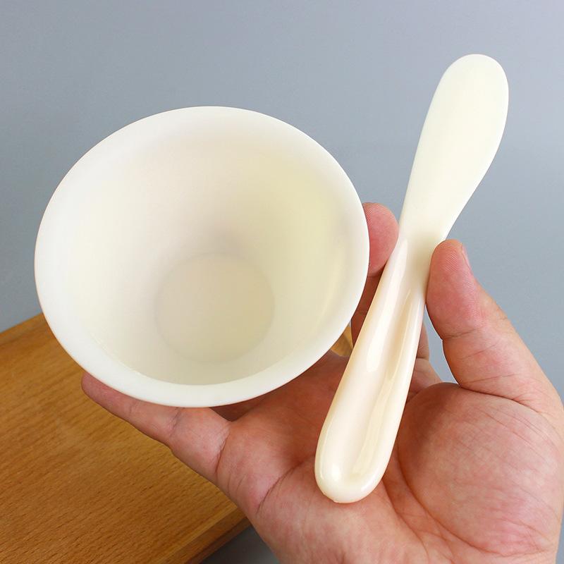 Silicone Spatula Set - Mangkuk Masker Wajah Silikon Baru, Tongkat