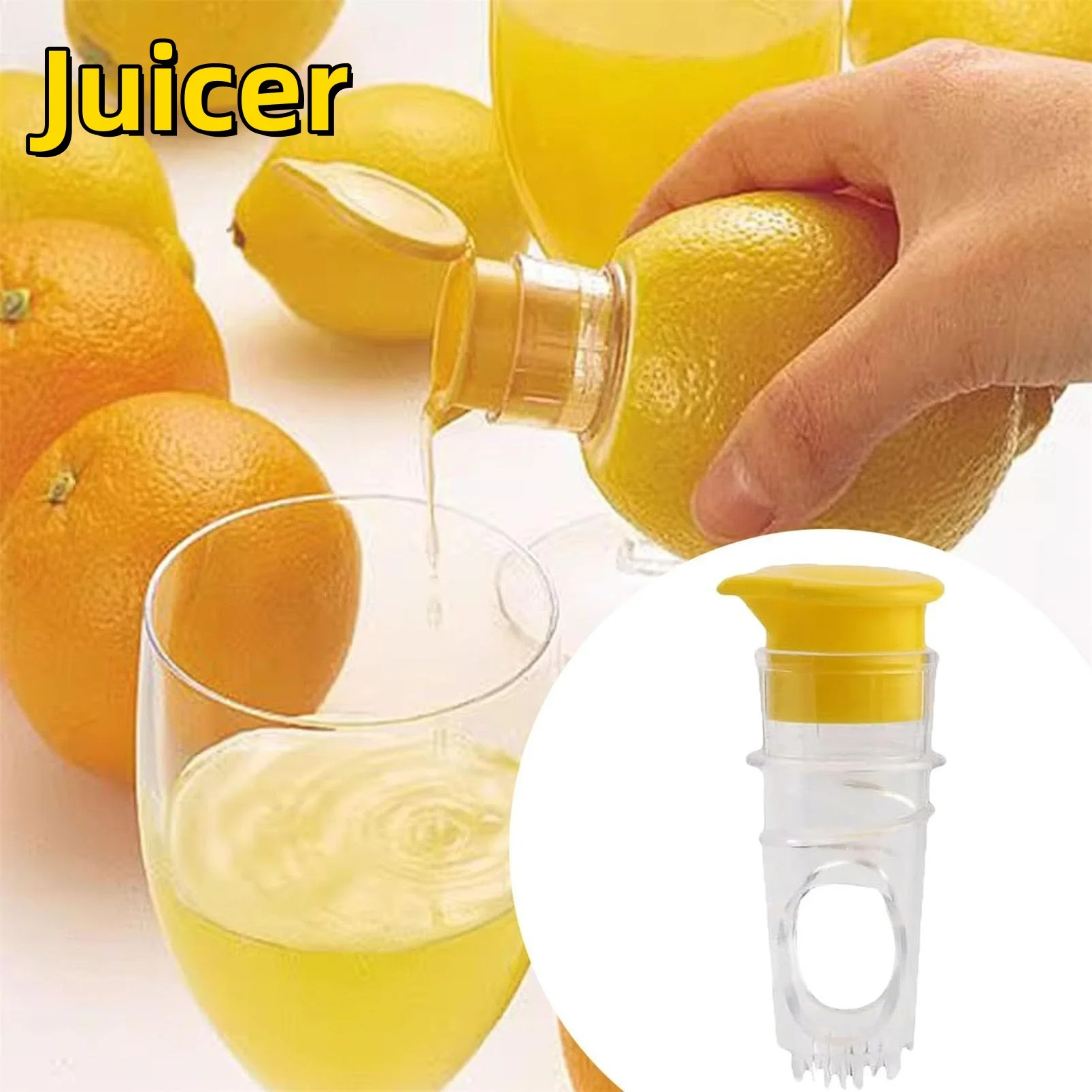 Kitchen Gadgets Juicer - Pembuat Jus Jeruk Manual Plastik Baru
