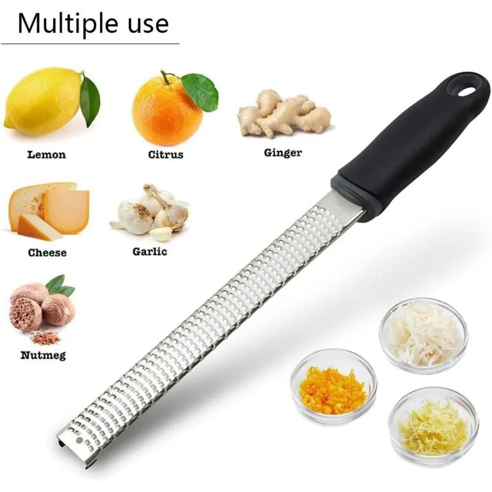 Cheese Grater Box - Lemon Zester & Penghancur Keju |