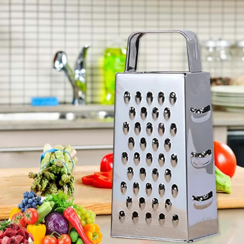 Cheese Grater Box - WXCOO Kotak Pemotong Sayuran Multifungsi Stainless