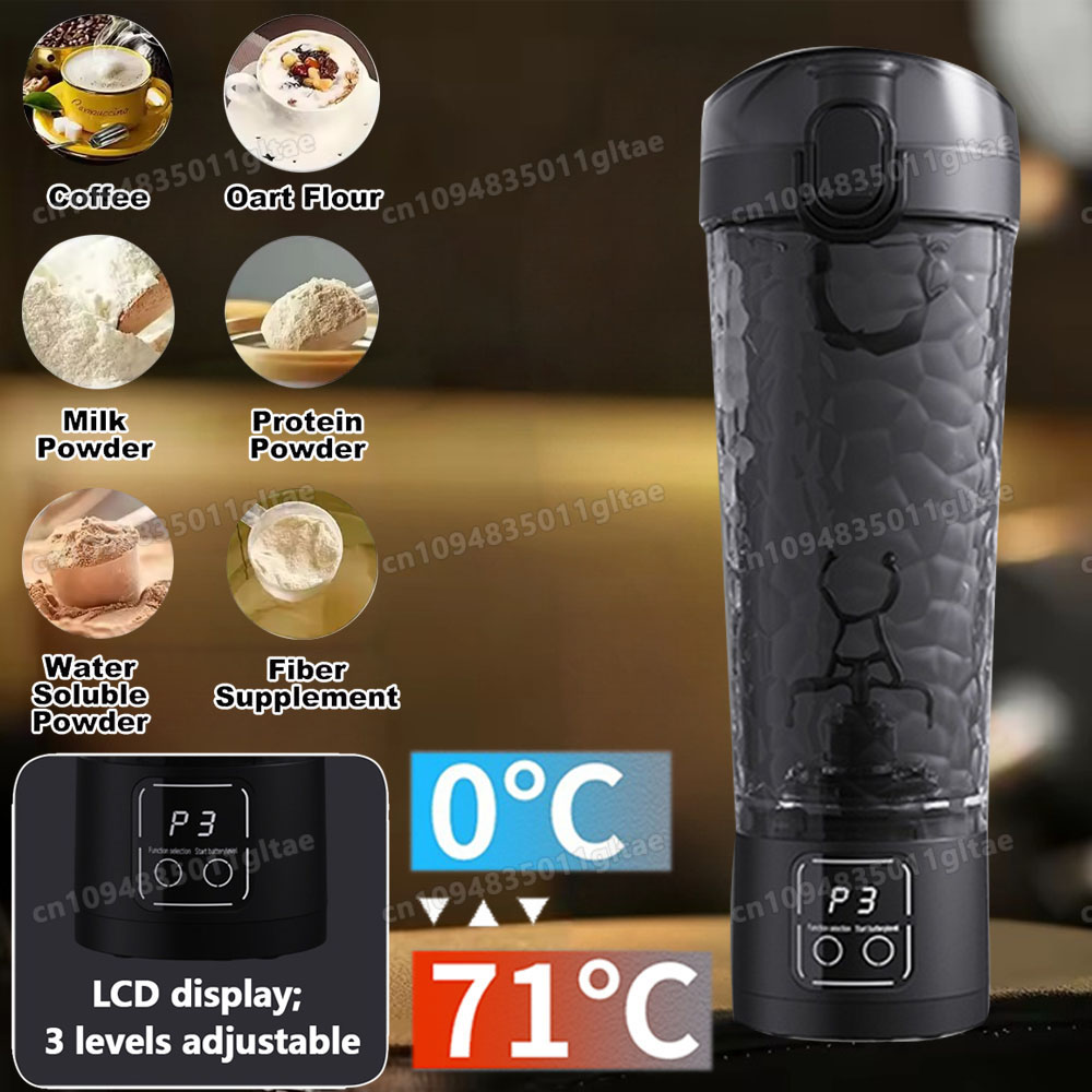 Kitchen Gadgets Blender - Botol Pengocok Elektrik 3 Kecepatan Baru,