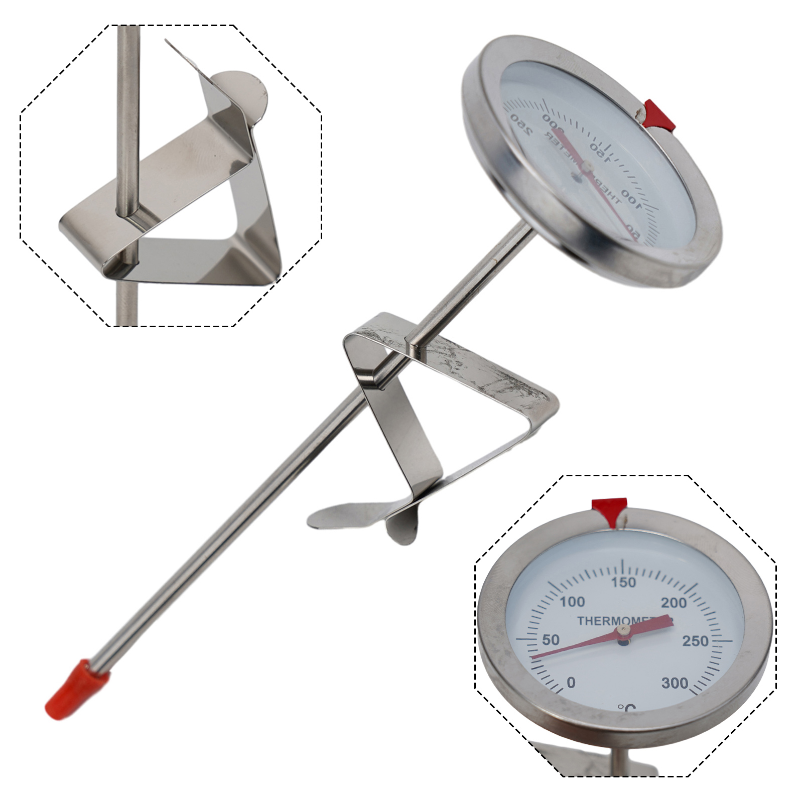 Meat Thermometer - Termometer Probe Baja Tahan Karat Alat
