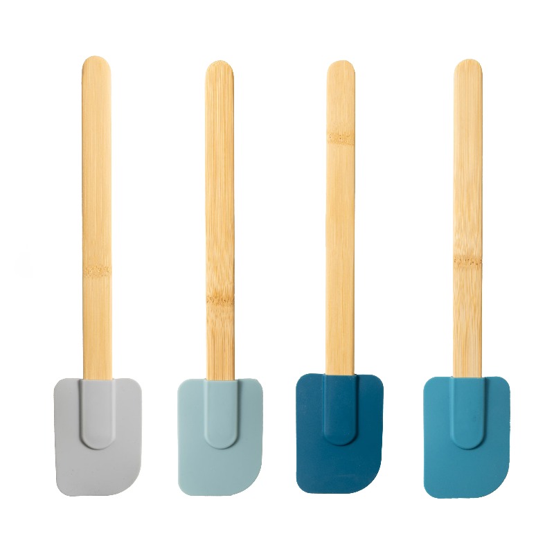 Silicone Spatula Set - Set 4 Spatula Silikon Berwarna-warni dengan