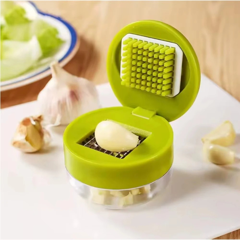 Kitchen Gadgets Peeler - Alat Pemotong Bawang Putih Manual, Penghancur