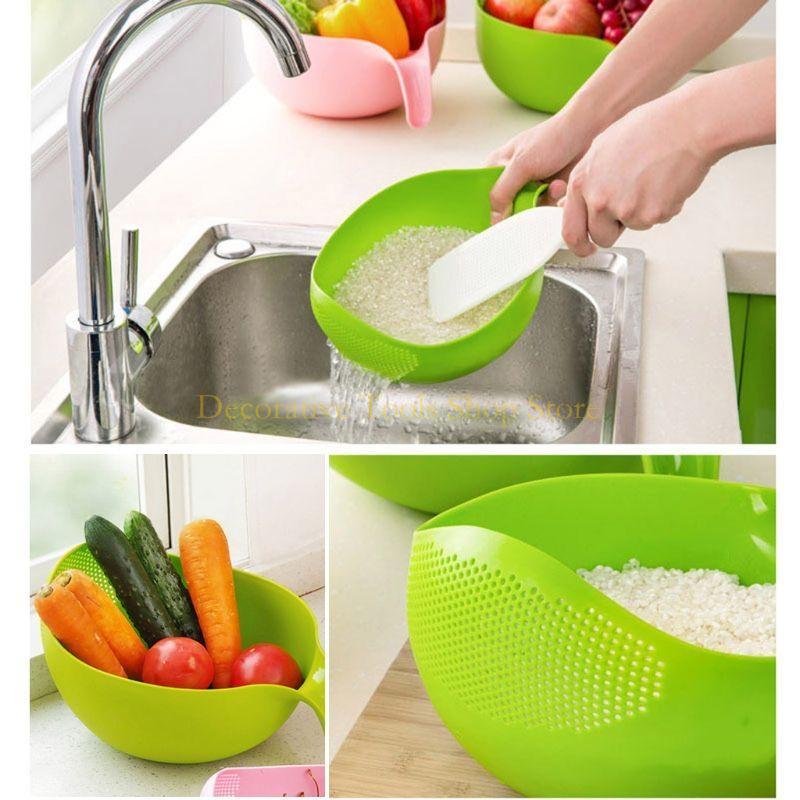 Kitchen Gadgets Rice Filter - Qx2e beras sayuran buah kacang polong