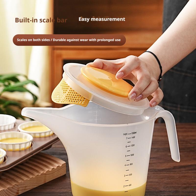 Kitchen Gadgets Rice Filter - Cangkir Pemisah Telur Multifungsi dengan Skala