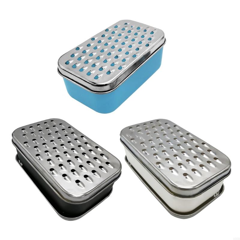 Cheese Grater Box - Parung Keju 400D dengan Wadah Penghemat