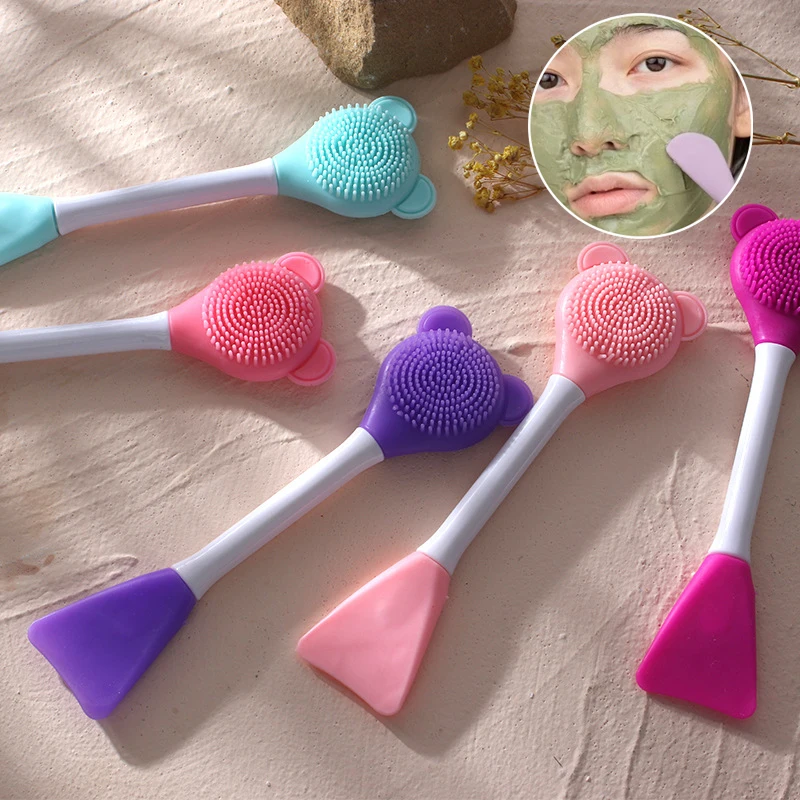 Silicone Spatula Set - 1-8 Buah Set Kuas Wajah Silikon