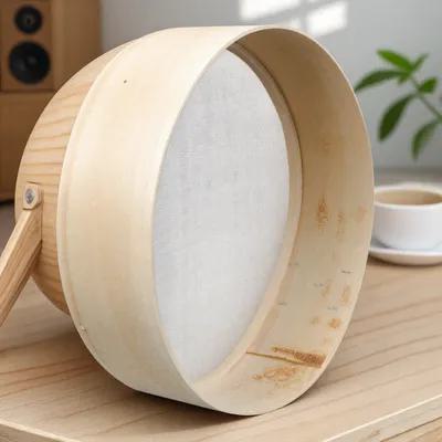Kitchen Handy Gadgets - Saringan Tepung Kayu Genggam Multifungsi Alat