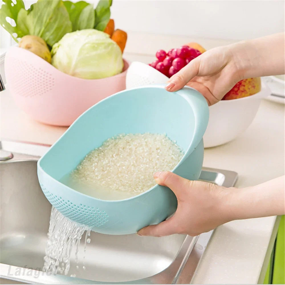 Kitchen Gadgets Rice Filter - Saringan Beras Rumah Tangga Keranjang Saringan