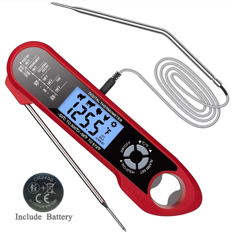 Meat Thermometer - Termometer Daging Digital Dual-Probe, Termometer Dapur