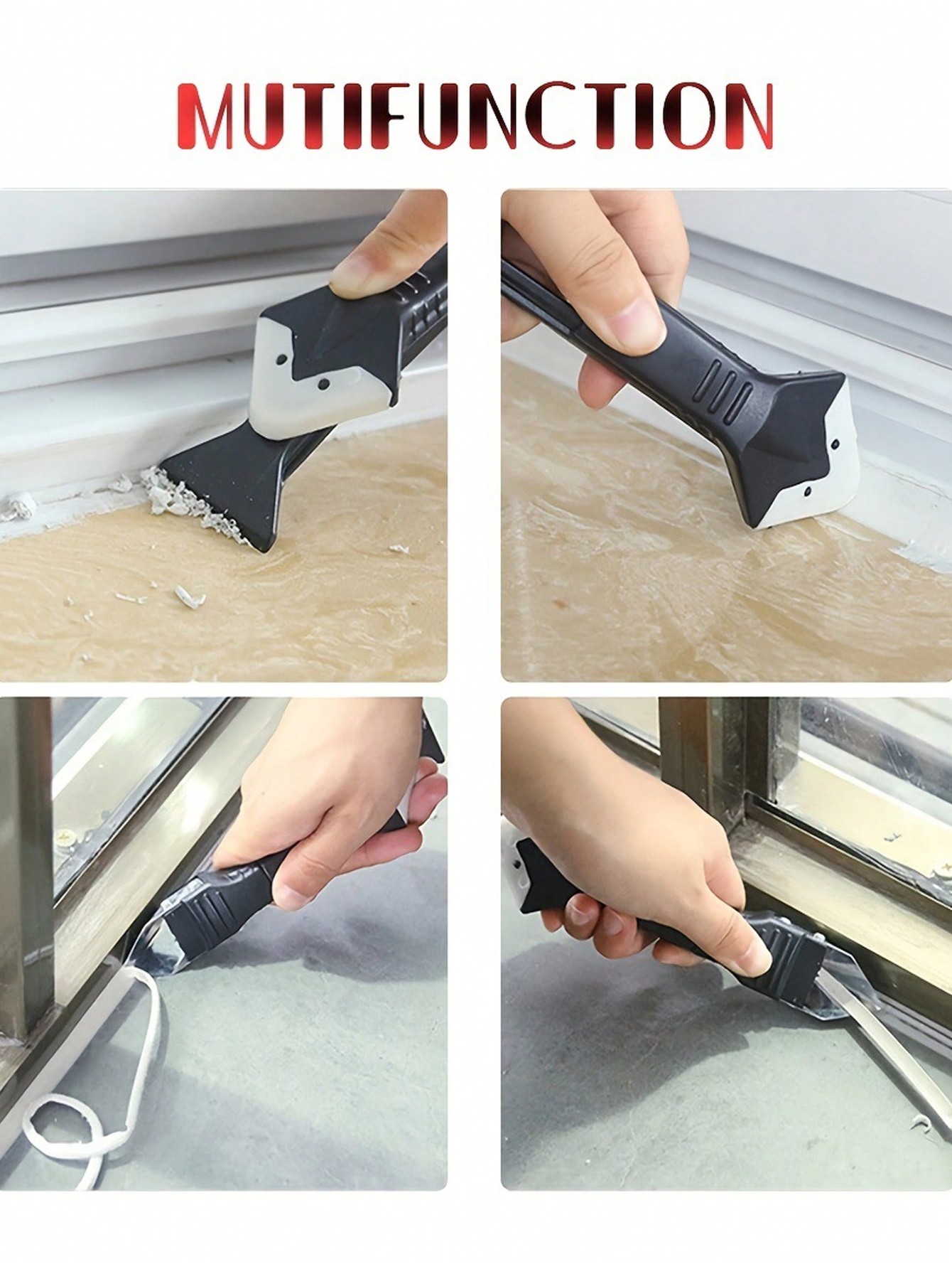 Alat Pembersih Jendela 5 in 1  - Silicone Spatula Set ulasan dan harga