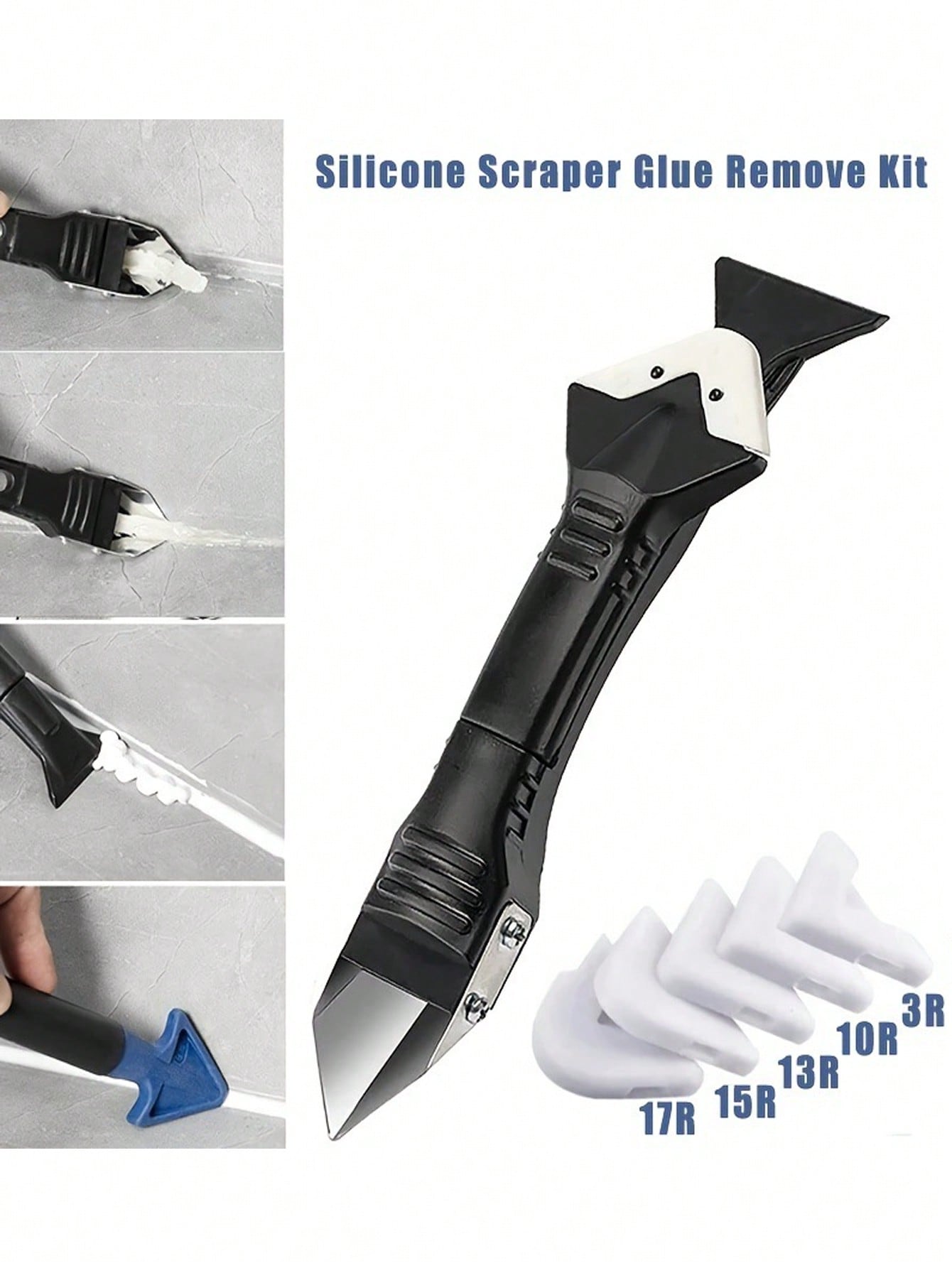 Alat Pembersih Jendela 5 in 1  - Silicone Spatula Set ulasan dan harga