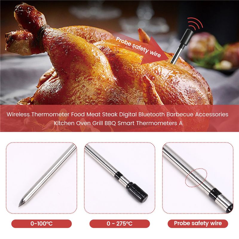 AT84-Termometer Nirkabel untuk - Meat Thermometer ulasan dan harga