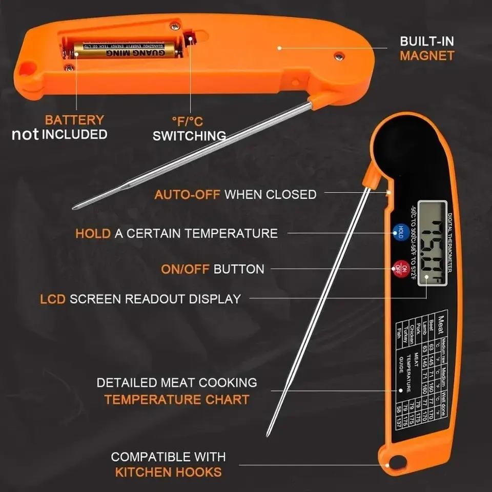 Termometer Dapur Digital Penju - Meat Thermometer ulasan dan harga