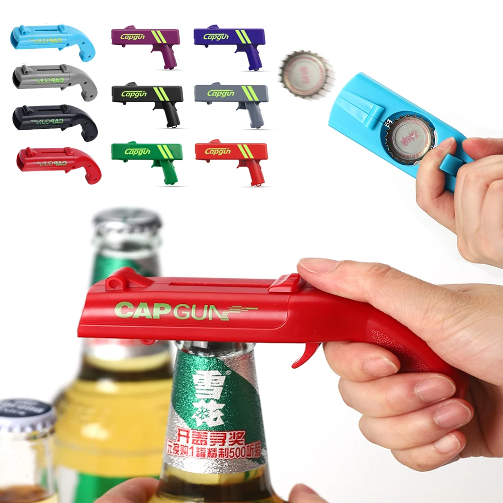 Cap Gun Pembuka Botol Bir Topi - Kitchen Gadgets And Toys ulasan dan harga