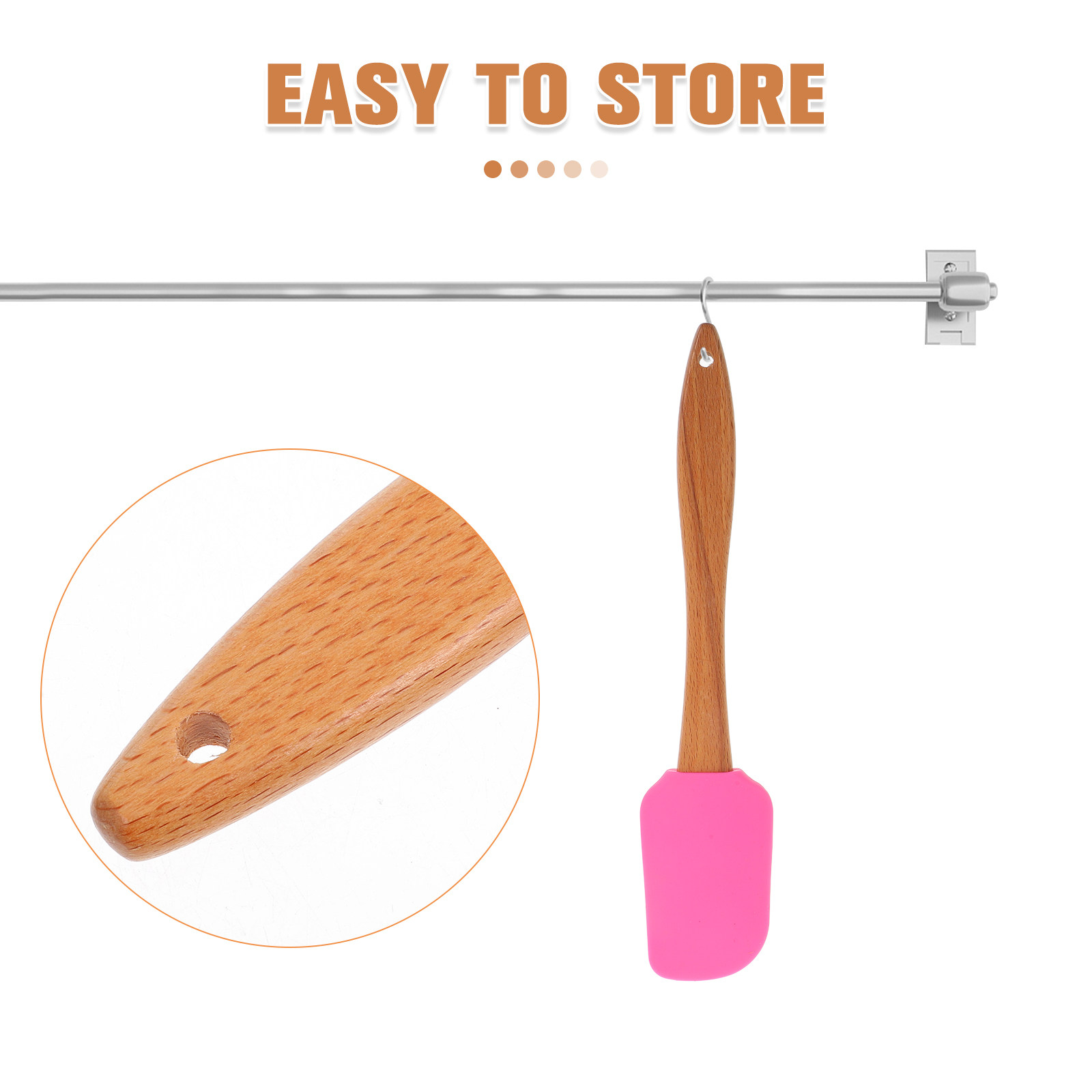 2Pcs Set Spatula Silikon Desai - Silicone Spatula Set ulasan dan harga