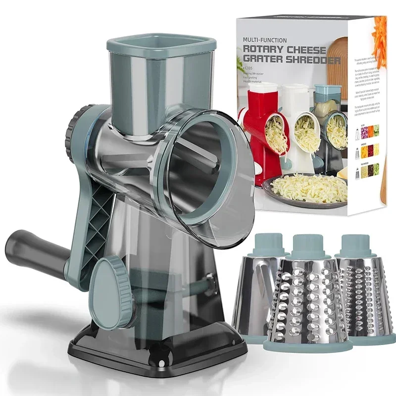 Parutan Keju Putar 3-in-1 2025 - Cheese Grater Box ulasan dan harga