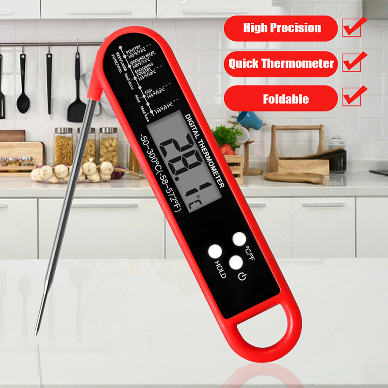 Termometer Daging Lipat Digita - Meat Thermometer ulasan dan harga