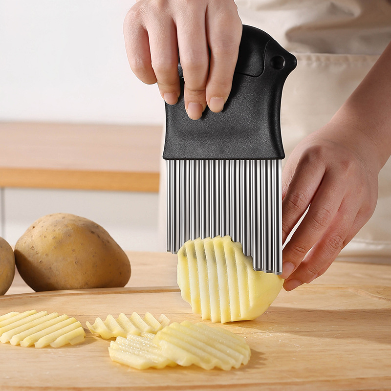 Pemotong Kentang 2-in-1, Pemot - Kitchen Gadgets Built In ulasan dan harga