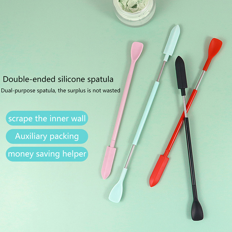 1 buah Set alat rias Spatula M - Silicone Spatula Set ulasan dan harga