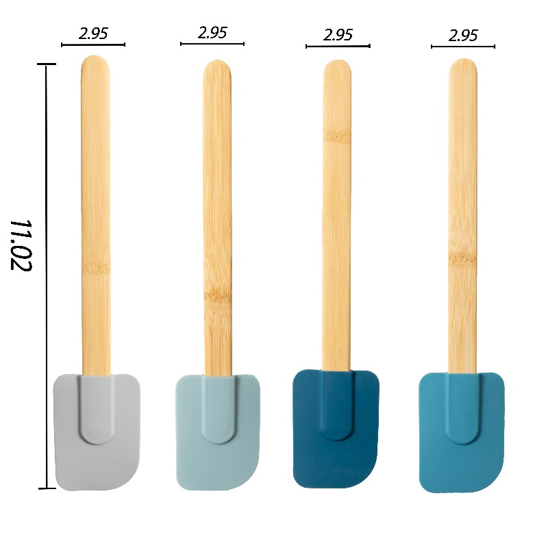 Set 4 Spatula Silikon Berwarna - Silicone Spatula Set ulasan dan harga