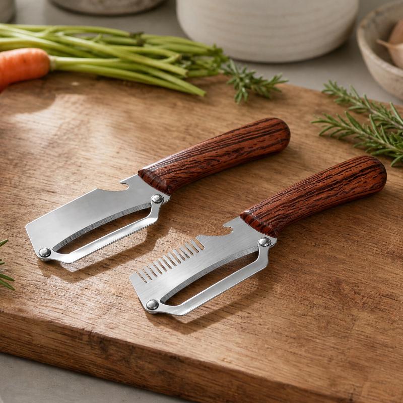 Pengupas Sayuran Multifungsi 2 - Kitchen Gadgets Built In ulasan dan harga