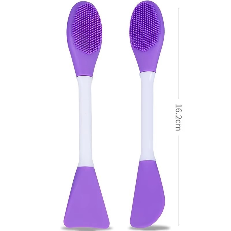 1-8 Buah Set Kuas Wajah Siliko - Silicone Spatula Set ulasan dan harga