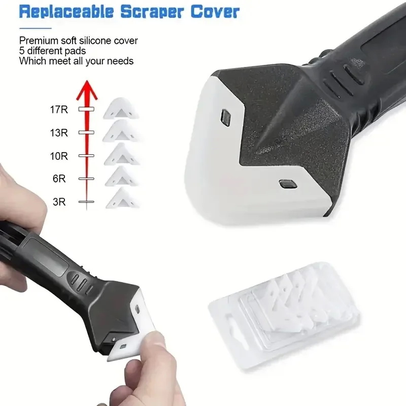 1/2 SET Alat Caulking Kepala L - Silicone Spatula Set ulasan dan harga