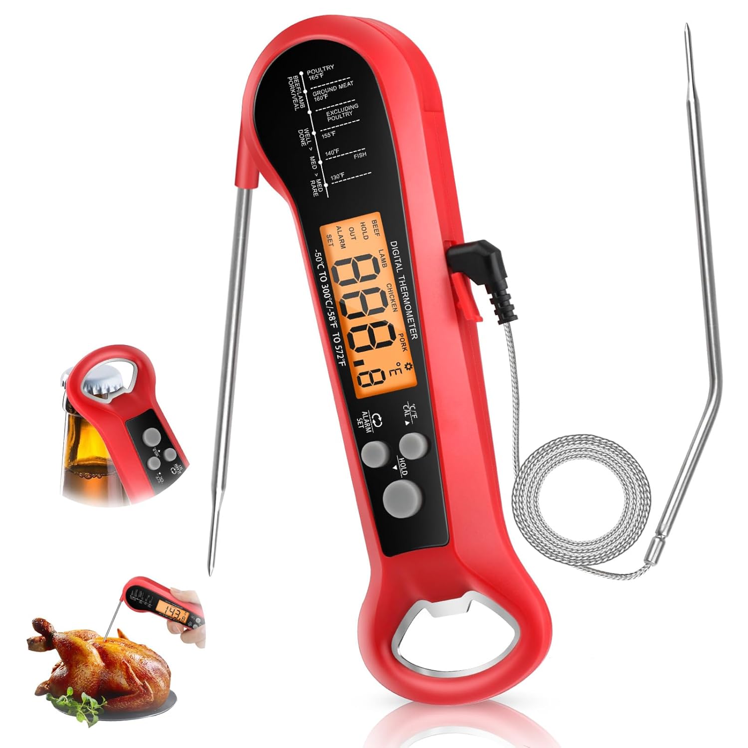 Termometer Daging Digital Prof - Meat Thermometer ulasan dan harga